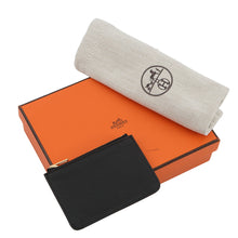 将图像加载到图库查看器中,HERMES Roulis Roulis Slim Black Chevre Myzore Goatskin