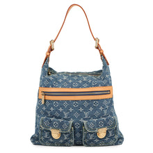 Load image into Gallery viewer, LOUIS VUITTON Baggy Blue/YellowM95048 Monogram Denim Size GM