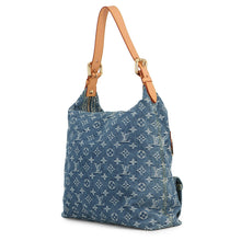 Load image into Gallery viewer, LOUIS VUITTON Baggy Blue/YellowM95048 Monogram Denim Size GM