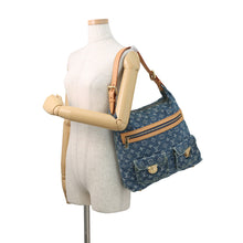 将图像加载到图库查看器中,LOUIS VUITTON Baggy Blue/YellowM95048 Monogram Denim Size GM