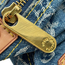 Load image into Gallery viewer, LOUIS VUITTON Baggy Blue/YellowM95048 Monogram Denim Size GM
