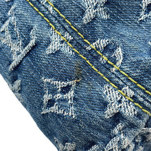 Load image into Gallery viewer, LOUIS VUITTON Baggy Blue/YellowM95048 Monogram Denim Size GM