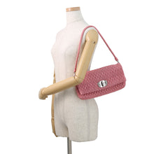 将图像加载到图库查看器中,MIUMIU Nappa Crystal Shoulder Bag PinkRP0233 Leather