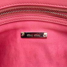 将图像加载到图库查看器中,MIUMIU Nappa Crystal Shoulder Bag PinkRP0233 Leather