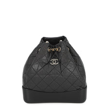 将图像加载到图库查看器中,CHANEL Gabrielle de CHANEL Backpack BlackA94485 Aged Calf Leather Size Small