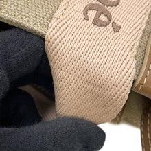 Load image into Gallery viewer, Chloe Woody 2-way tote bag Brassie BeigeCHC24UP237L1726Y Canvas Shiny Calf Leather Size Mini