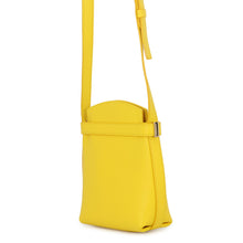 Load image into Gallery viewer, Ferragamo Hug Phone Holder Yellow220650 770895 Calf Leather