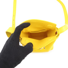 Load image into Gallery viewer, Ferragamo Hug Phone Holder Yellow220650 770895 Calf Leather