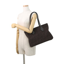 Load image into Gallery viewer, Ferragamo Star Tote Bag Brown219934 779547 Canvas Leather