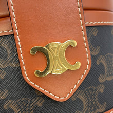 Load image into Gallery viewer, CELINE Triomphe Tambour Tan195642BZJ.04LU PVC Leather Size Small