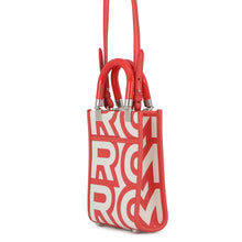 Load image into Gallery viewer, FENDI Marc Jacobs x Sunshine 2-way Tote Bag Red/White8BS051 AMWK Leather Size Mini