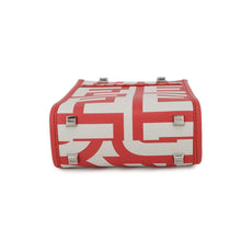 Load image into Gallery viewer, FENDI Marc Jacobs x Sunshine 2-way Tote Bag Red/White8BS051 AMWK Leather Size Mini