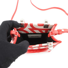 Load image into Gallery viewer, FENDI Marc Jacobs x Sunshine 2-way Tote Bag Red/White8BS051 AMWK Leather Size Mini