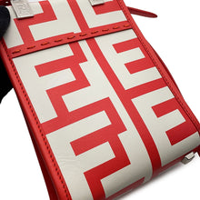 Load image into Gallery viewer, FENDI Marc Jacobs x Sunshine 2-way Tote Bag Red/White8BS051 AMWK Leather Size Mini