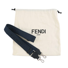将图像加载到图库查看器中,FENDI Diagonal Camera Case Navy7M0286 ASIC PVC Leather
