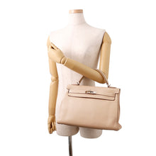 将图像加载到图库查看器中,HERMES Kelly Retourne Argile Taurillon Clemence Size 32