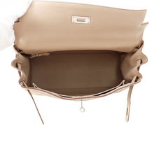 将图像加载到图库查看器中,HERMES Kelly Retourne Argile Taurillon Clemence Size 32
