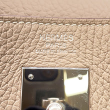 将图像加载到图库查看器中,HERMES Kelly Retourne Argile Taurillon Clemence Size 32
