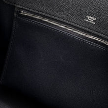 将图像加载到图库查看器中,HERMES R.M.S 12H Shoulder Bag Black Toile H Taurillon・Legato