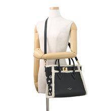 将图像加载到图库查看器中,LOUIS VUITTON On My Side NoirM58908 Calf Leather Shearling Size MM