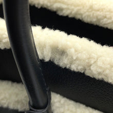 将图像加载到图库查看器中,LOUIS VUITTON On My Side NoirM58908 Calf Leather Shearling Size MM