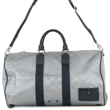 Load image into Gallery viewer, LOUIS VUITTON Keepall Bandouliere Silver/OrangeM44170 Monogram / Satellite Size 50