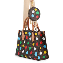 Load image into Gallery viewer, LOUIS VUITTON LVxYK Onthego RedM46380 Monogram Painted Dot Size PM