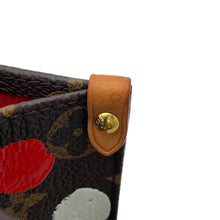 Load image into Gallery viewer, LOUIS VUITTON LVxYK Onthego RedM46380 Monogram Painted Dot Size PM
