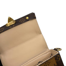 将图像加载到图库查看器中,LOUIS VUITTON Pochette Trunk Vertical BrownM67873 Monogram Reverse Canvas