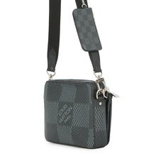 将图像加载到图库查看器中,LOUIS VUITTON Trio Messenger NoirN50017 Damier Graphite 3D