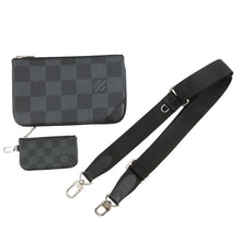 将图像加载到图库查看器中,LOUIS VUITTON Trio Messenger NoirN50017 Damier Graphite 3D