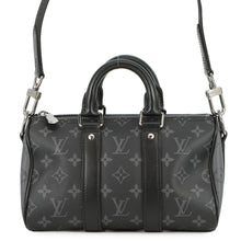 Load image into Gallery viewer, LOUIS VUITTON Keepall Bandouliere NoirM46271 Monogram Eclipse Monogram Eclipse Reverse Size 25