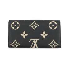 Load image into Gallery viewer, LOUIS VUITTON Portefeuille Sarah Noir/BeigeM80496 Bicolor Monogram Empreinte Leather