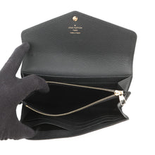 Load image into Gallery viewer, LOUIS VUITTON Portefeuille Sarah Noir/BeigeM80496 Bicolor Monogram Empreinte Leather