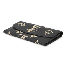 Load image into Gallery viewer, LOUIS VUITTON Portefeuille Emilie Noir/BeigeM83138 Monogram Empreinte Leather
