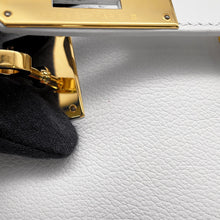 Load image into Gallery viewer, HERMES Jypsiere New White Evercolor Size Mini