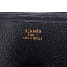 将图像加载到图库查看器中,HERMES Evelyne1 Black Taurillon Clemence Size GM