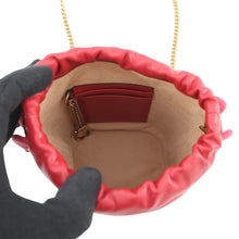 Load image into Gallery viewer, GUCCI GG Marmont Small Bucket Bag Red575163 Leather