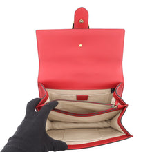 Load image into Gallery viewer, GUCCI Bamboo Dionysus 2-Way Handbag Red/White/Navy448075 Leather Bamboo