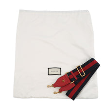 Load image into Gallery viewer, GUCCI Bamboo Dionysus 2-Way Handbag Red/White/Navy448075 Leather Bamboo