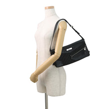 将图像加载到图库查看器中,Dior Street Chic One Shoulder Bag Black Canvas Leather