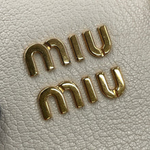 Load image into Gallery viewer, MIUMIU Madras Square Tote 2-Way Bag White5BA231_2AJB_F0009 Leather