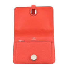 将图像加载到图库查看器中,HERMES Dogon compact Capucines Togo Leather
