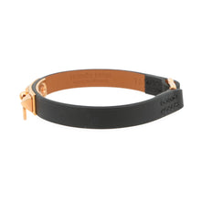 Load image into Gallery viewer, HERMES Bracelet Mini Rival Size T3 Black Swift Leather