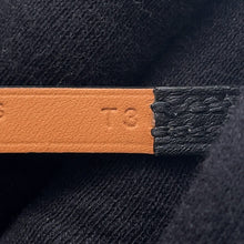 将图像加载到图库查看器中,HERMES Bracelet Mini Rival Size T3 Black Swift Leather