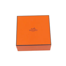 将图像加载到图库查看器中,HERMES Exlibris Hoop Earrings SV925 K18PG