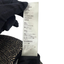 Load image into Gallery viewer, CELINE Box Pleated Tweed Skirt Size 38 Black/Beige2J121235G.24BJ Wool 88% Polyester12% Sequins