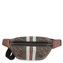 将图像加载到图库查看器中,BURBERRY TBCrossbody Bag Brown/Black/White8021483 PVC Leather Size Medium