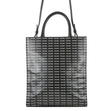 Load image into Gallery viewer, CELINE Vertical Cover 2WAYBag Black/White191542DT2.38AW PVC Leather Size Small