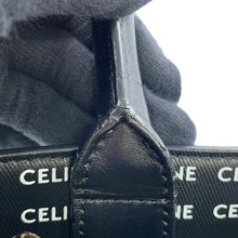 Load image into Gallery viewer, CELINE Vertical Cover 2WAYBag Black/White191542DT2.38AW PVC Leather Size Small
